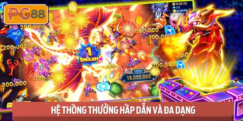 Hệ Thống Thưởng Hấp Dẫn Và Đa Dạng
